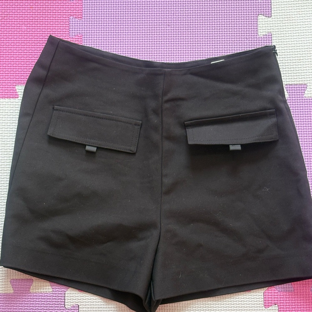 Zara Black Women's Cargo Style Shorts